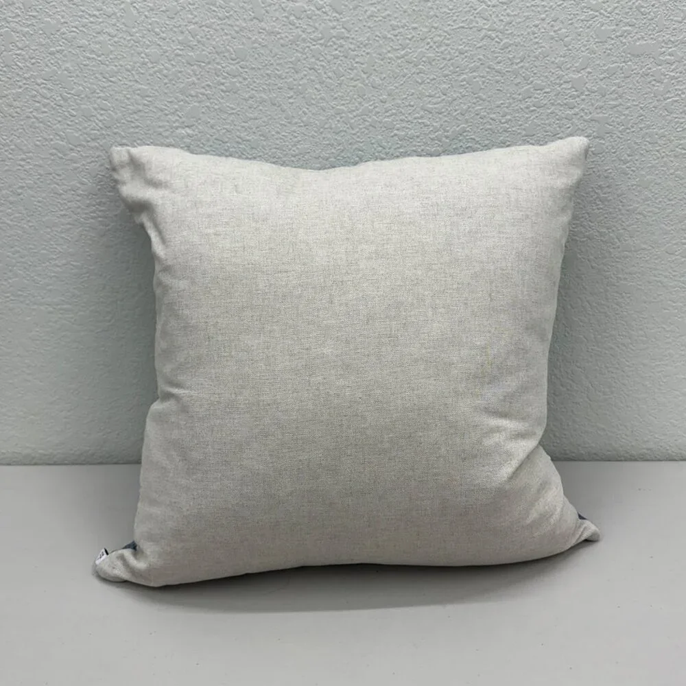 Moss Home Bonez Cadet Linen White Goose Down Feather Throw Pillow Decor USA Made